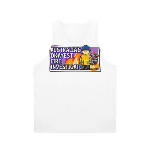 Australia's Okayest Fire Investigator Rural Unisex Tank Top