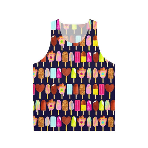 Aussie Ice Creams Unisex Navy Tank Top