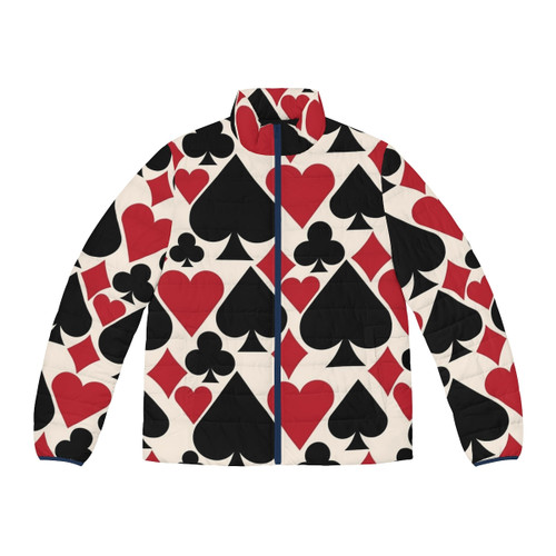 Persona 5 inspired Casino of Envy puffer jacket featuring Joker and the Phantom Thieves