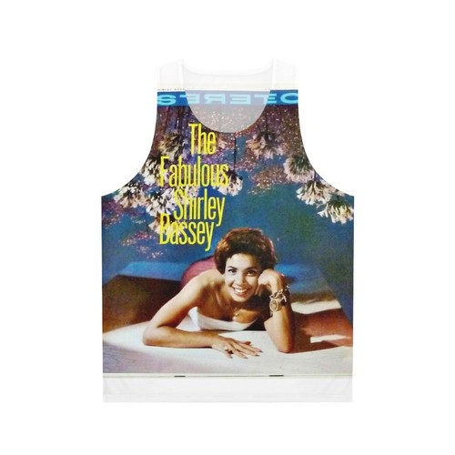 Shirley Bassey 1960s Pop Singer Unisex Bond Theme Tank Top