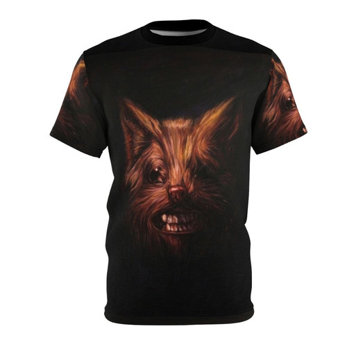 Minimalist Swans-inspired abstract art t-shirt design