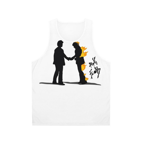 Classic Pink Floyd Unisex Tank Top with "Shine On You Crazy Diamond" Design