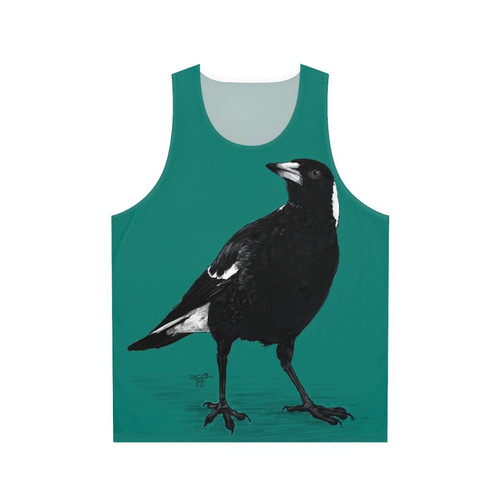 Unisex magpie tank top