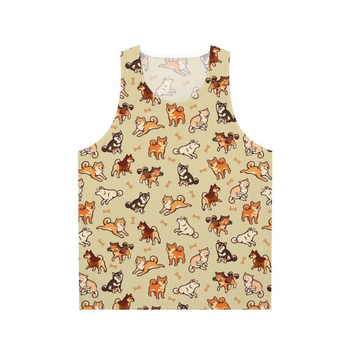 Shiba Inu Cream Unisex Tank Top