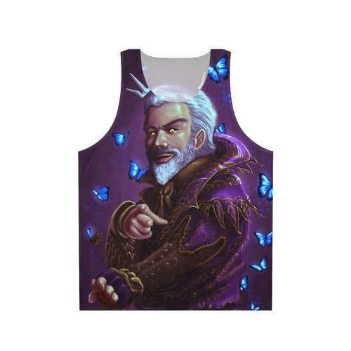 Unisex Madness Tank Top with Elder Scrolls Sheogorath Design