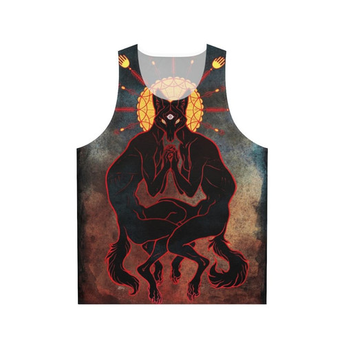 Unisex spiritual trippy third eye tank top