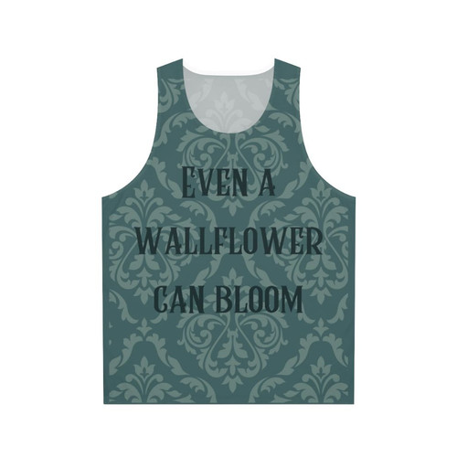 Bloom like a wallflower unisex tank top