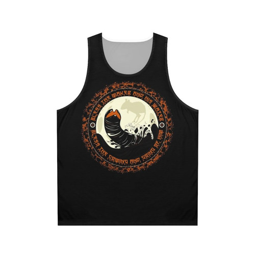 Dune inspired Shai Hulud unisex tank top