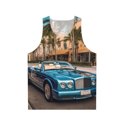 Luxurious Bentley Azure Convertible Unisex Tank Top