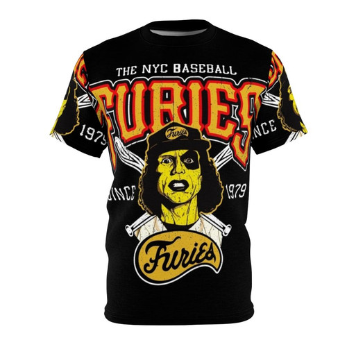 Baseball Furies-inspired t-shirt design featuring a baseball bat and 70s gang style