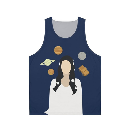 Lana Del Rey inspired celestial unisex tank top