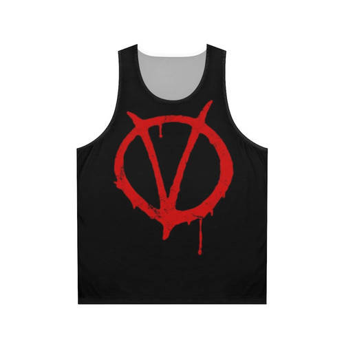 V for Vendetta Graphic Novel Unisex Tank Top