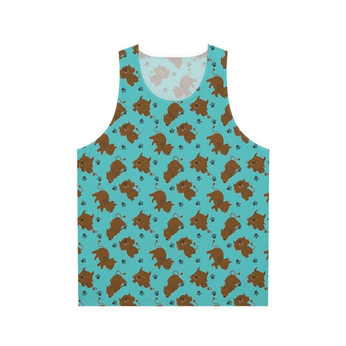Sehlat pattern unisex Star Trek inspired tank top