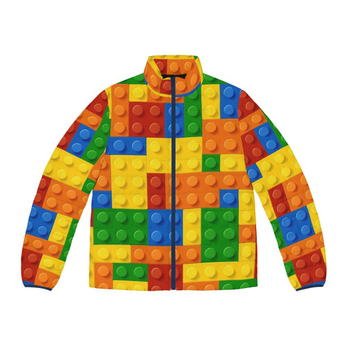 Building services engineer wearing a warm puffer jacket for their job