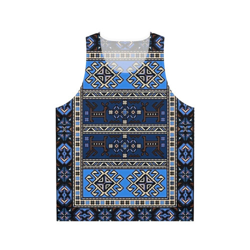 Armenian art pattern unisex tank top