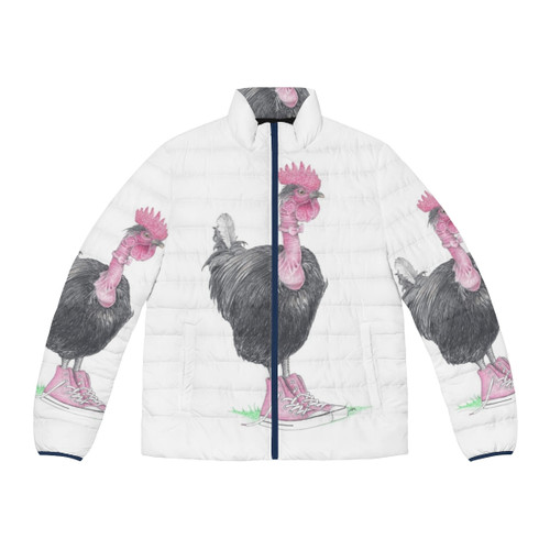 Nam Iridum Guild Logo US Alliance Puffer Jacket featuring military-inspired design and logo