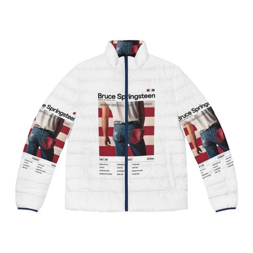 Bruce Springsteen 'Born In The U.S.A.' Puffer Jacket with iconic album cover design