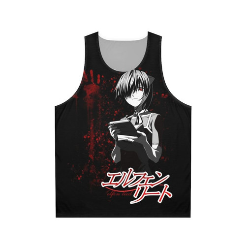 Elfen Lied anime unisex tank top