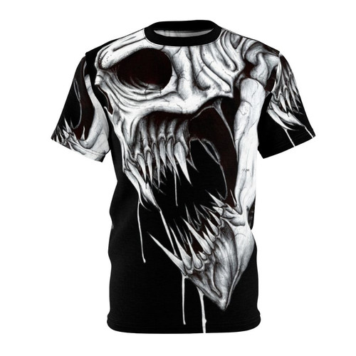 Grim reaper graphic t-shirt with a dark, ominous design
