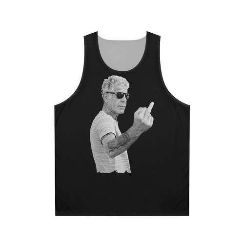 Anthony Bourdain vintage-style unisex tank top