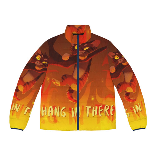 Brambly Hedge Spring Story Puffer Jacket featuring a floral art pattern