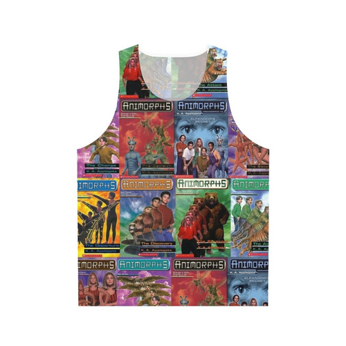 Animorphs book covers graphic tank top