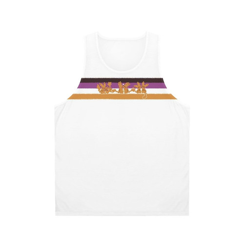 Nonbinary pride electric love unisex tank top