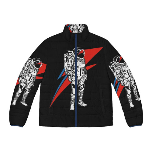 Bowie Custom Puffer Jacket featuring David Bowie's iconic looks