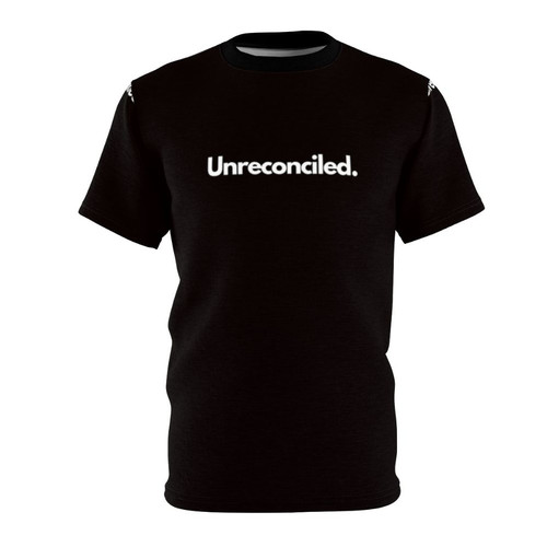 Unreconciled Fun Understated Design AOP T-Shirt for Accounting, Bookkeeping and Data Analytics Professionals