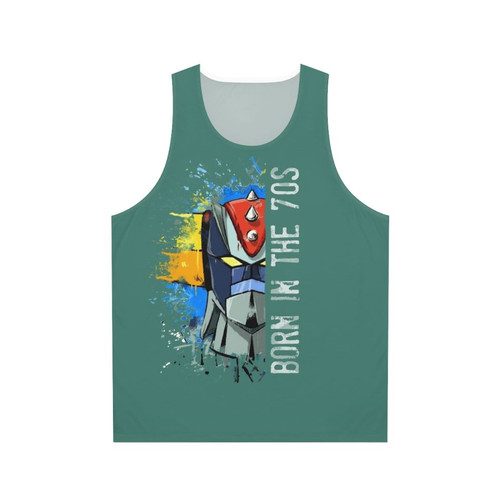 Ufo Robot Goldrake Retro 80s Manga Anime Unisex Tank Top