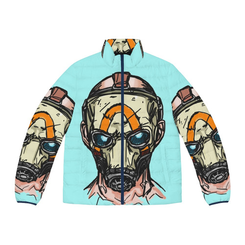 Borderlands 3 Puffer Jacket featuring Vault Hunters Zane, FL4K, Amara, and Moze