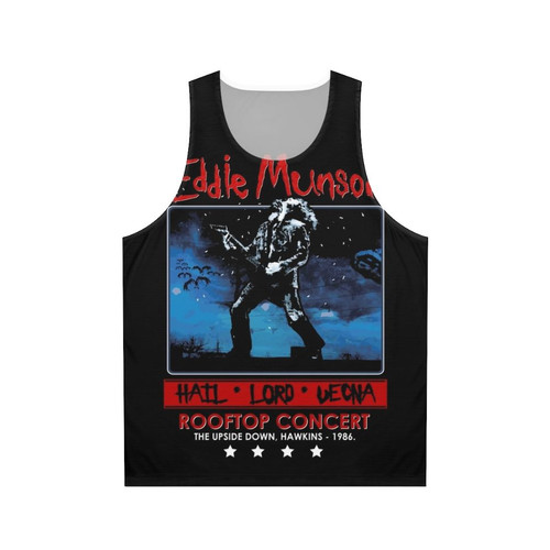 Eddie Munson's Rooftop Concert Stranger Things Tank Top