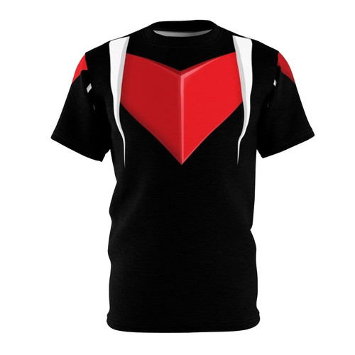 Stylish super robot anime graphic on a high-quality t-shirt