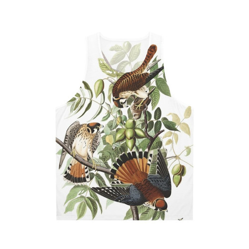 American Kestrel Audubon Bird Print Unisex Tank Top