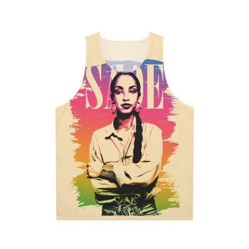 Sade Unisex Tank Top with Retro 80s Pop Style