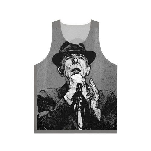 Leonard Cohen Unisex Tank Top
