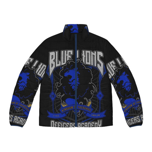 Blue Lions Crest Puffer Jacket from Fire Emblem: Three Houses