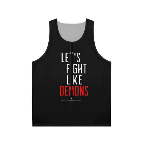 Dune "Fight Like Demons" Unisex White Tank Top