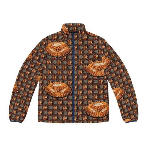Bloomin Onion Puffer Jacket with food inspired design