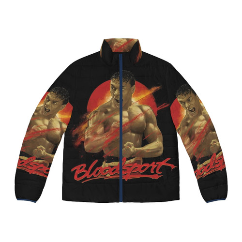 Bloodsport inspired puffer jacket featuring Jean Claude Van Damme
