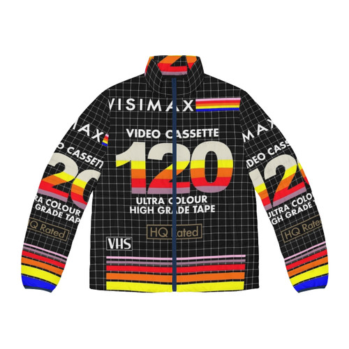Blast Off Puffer Jacket featuring a rocket ship design