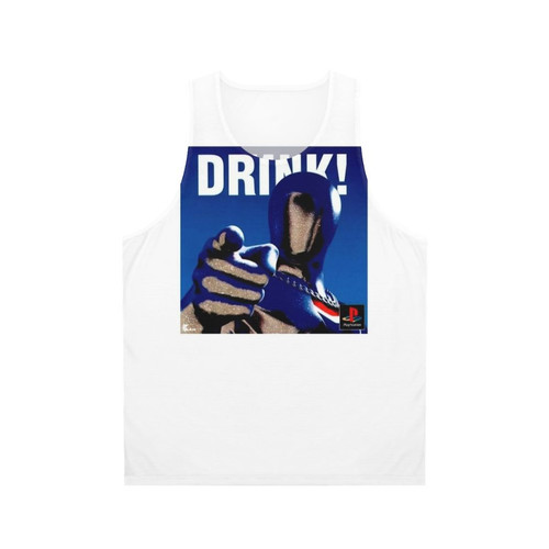Retro drink unisex tank top