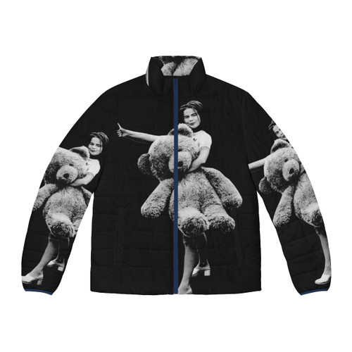 Bjork inspired teddy bear puffer jacket in oversized fit