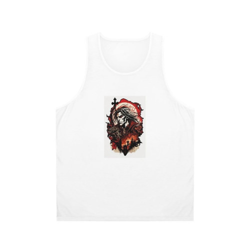 Dracula Castlevania horror gamer unisex tank top