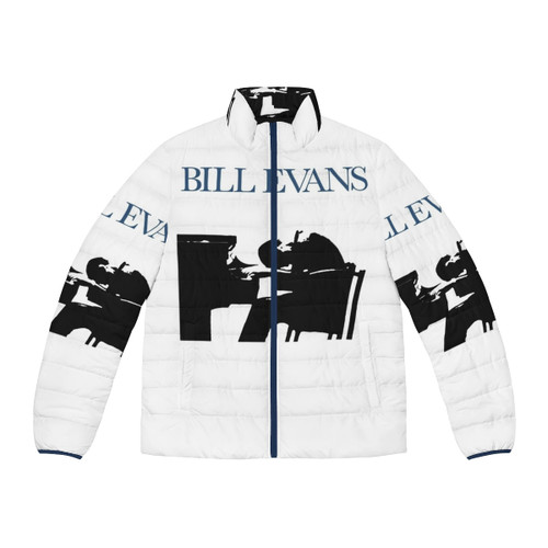 Bill Evans jazz saxophone puffer jacket