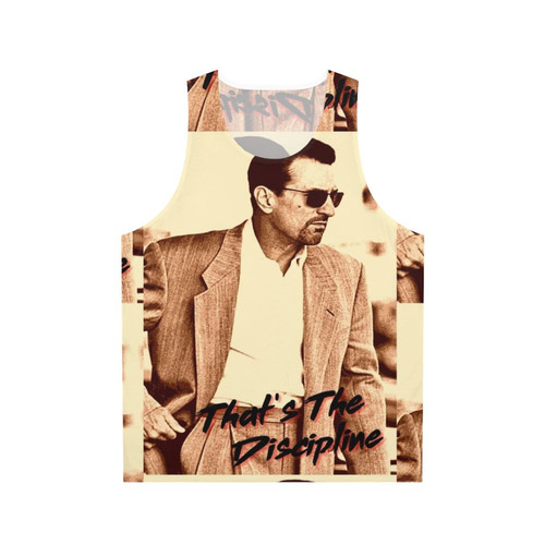 Unisex tank top with iconic portrait of Robert De Niro and Al Pacino from the movie 'Heat'