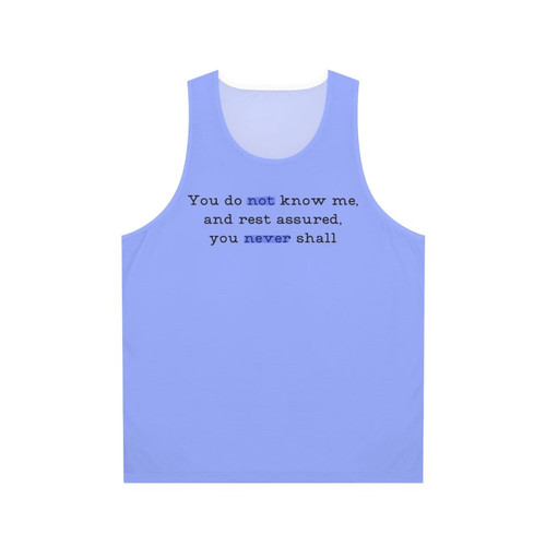 Bridgerton Lady Whistledown Quote Unisex Tank Top