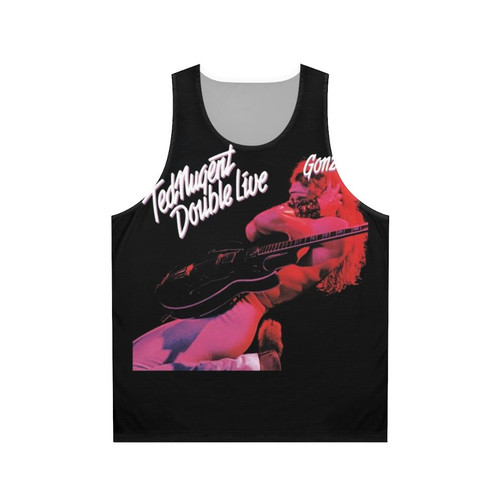 Ted Nugent Unisex Tank Top with Double Live Gonzo Album Cover