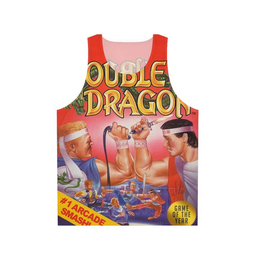Double Dragon inspired retro gaming unisex tank top