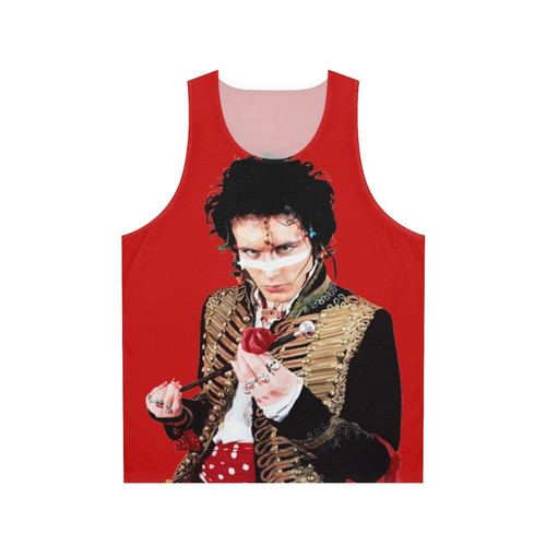 Adam Ant 80s punk fashion unisex tank top